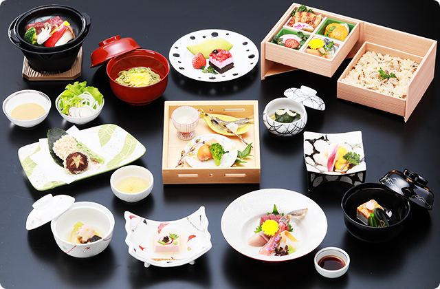 諏訪玉泉院 専用厨房からのお料理のおもてなし